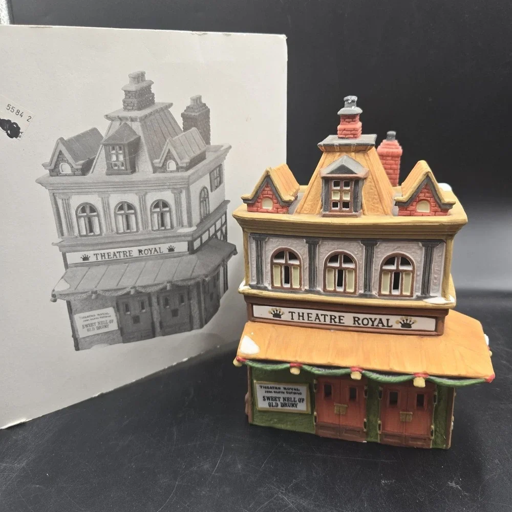 Department 56 The Dickens Village Series Theatre Royal with Box No Light theater